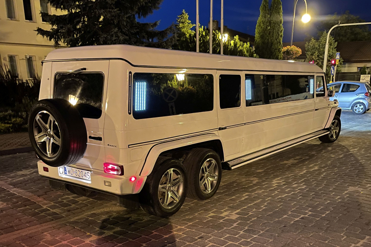 wynajem limuzynay Mercedes G klasa w Warszawie